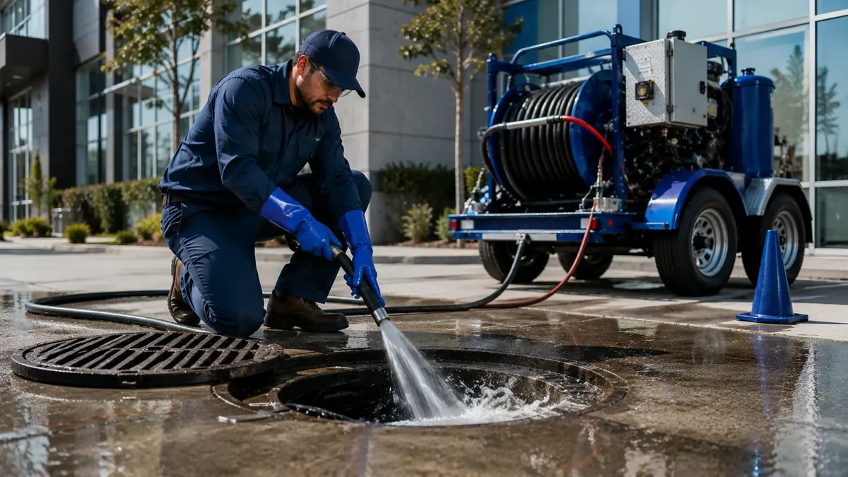 Commercial Hydro Jet Drain Cleaning in Lakewood