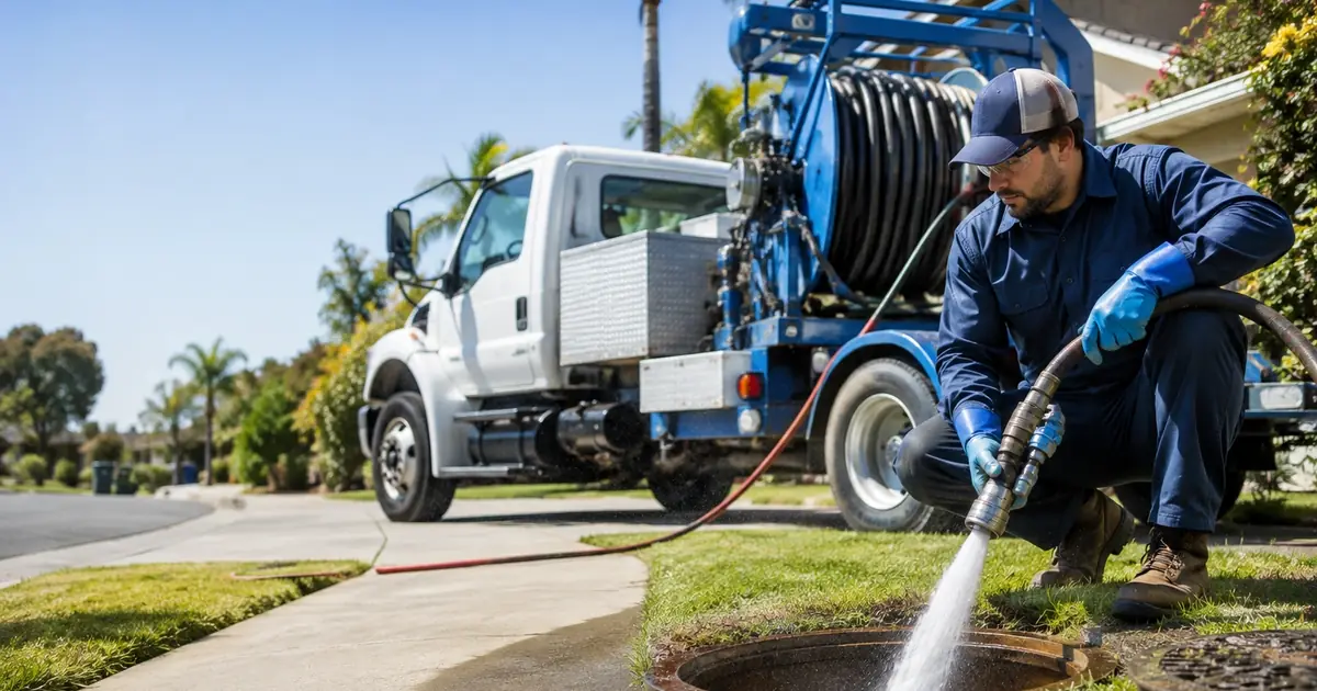 Hydro jet sewer cleaning Lakewood