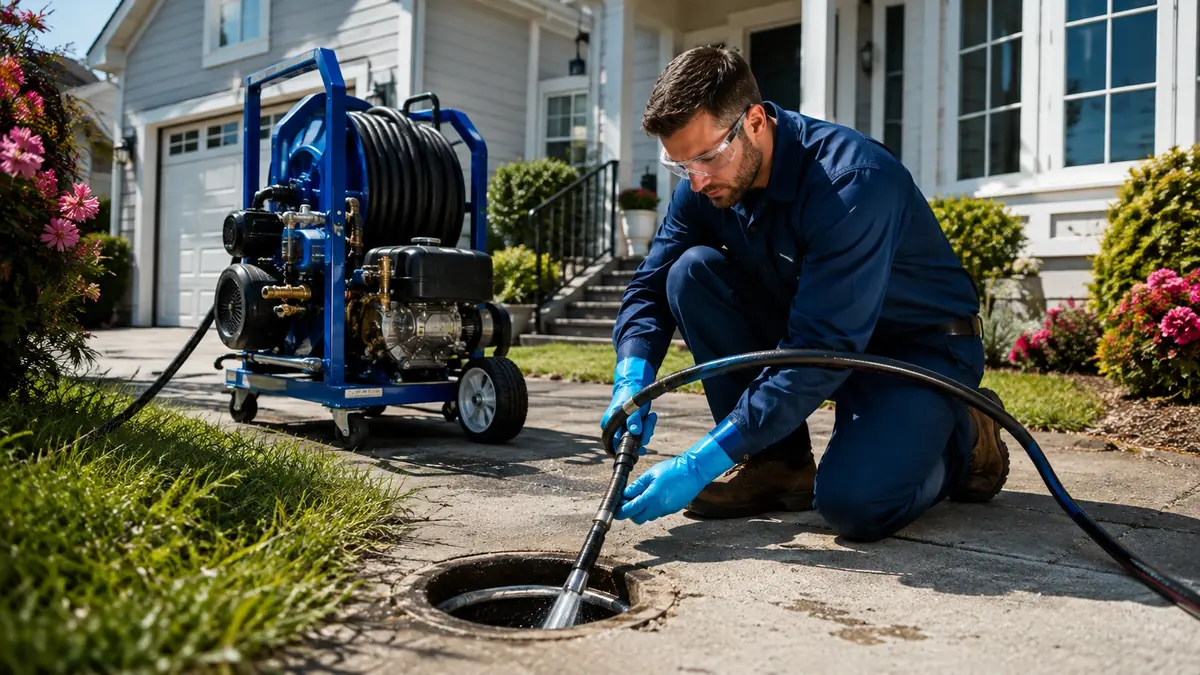 Residential Hydro Jet Drain Cleaning in Lakewood
