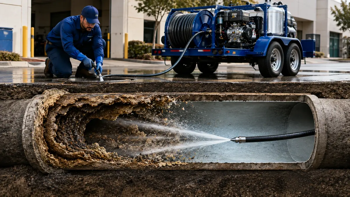 Sewer Pipe Descaling in Lakewood