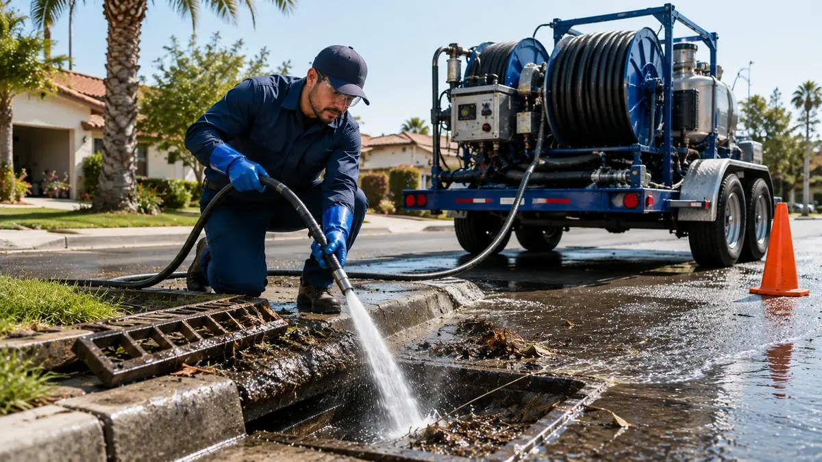Storm Drain Hydro Jet Cleaning in Lakewood